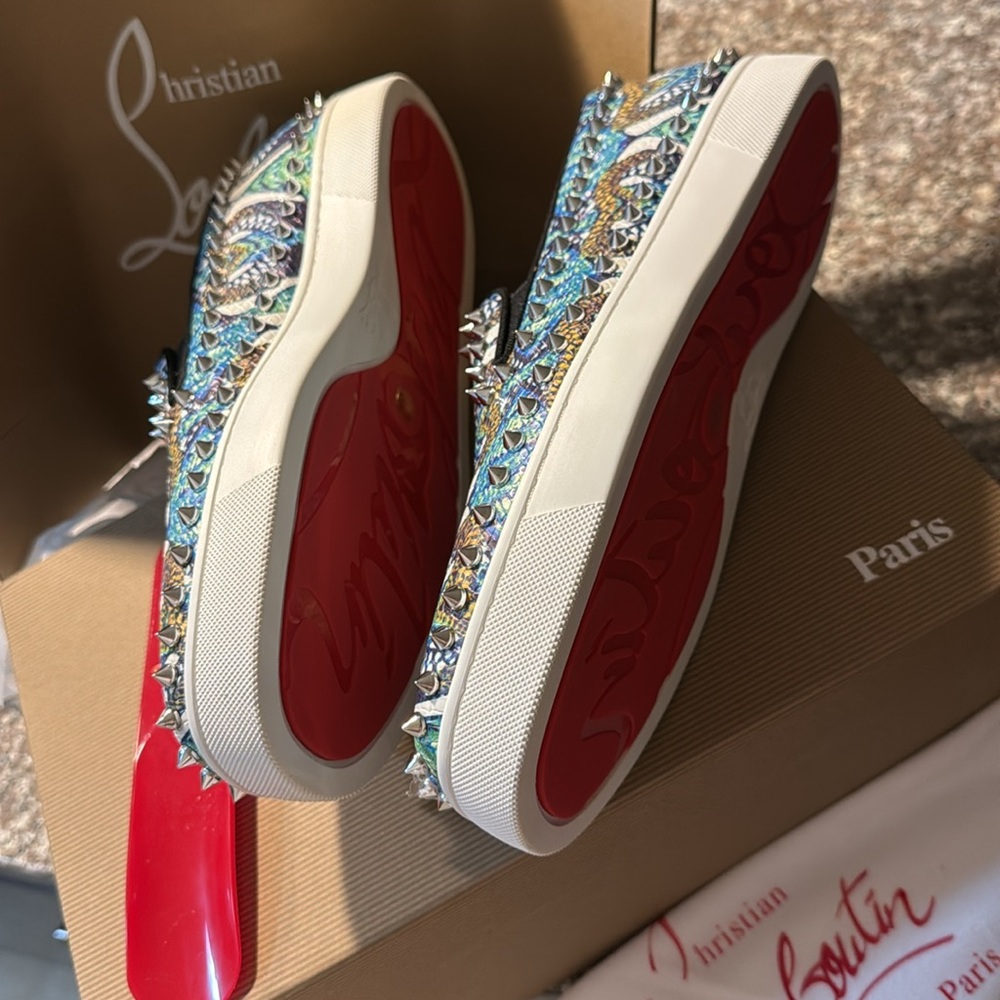 Christian Louboutin python flat - Picture 2 of 7